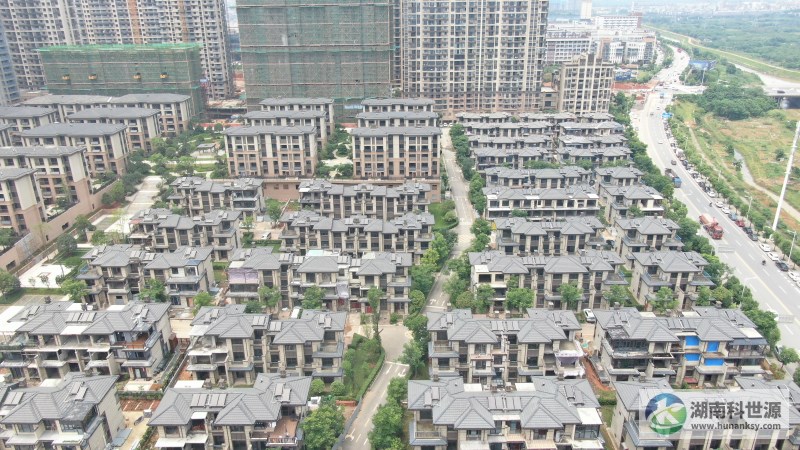 澳海望洲府一期別墅太陽能熱水系統(tǒng)工程